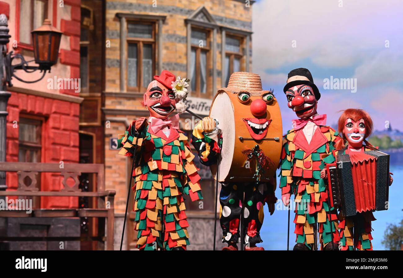 Cologne, Germany. 27th Jan, 2023. The Cologne Hänneschen Theater