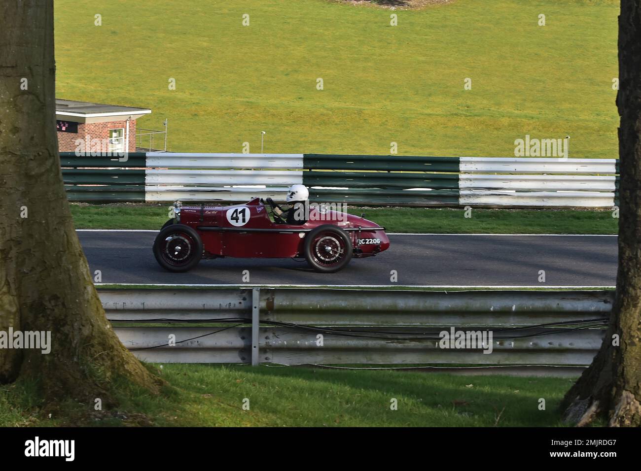 Charles Goddard, MG PA-PB, Between the trees, Triple M Register Race for Pre-War MG Cars, fifteen minutes of racing for iconic MG Midget, Magna and Ma Stock Photo