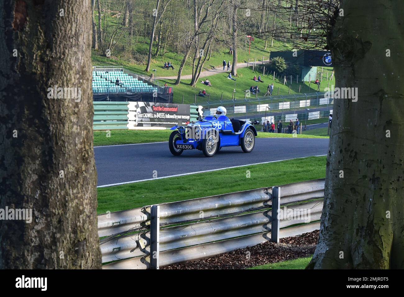 Chris Cadman, MG Montlhery, Between the trees, Triple M Register Race for Pre-War MG Cars, fifteen minutes of racing for iconic MG Midget, Magna and M Stock Photo