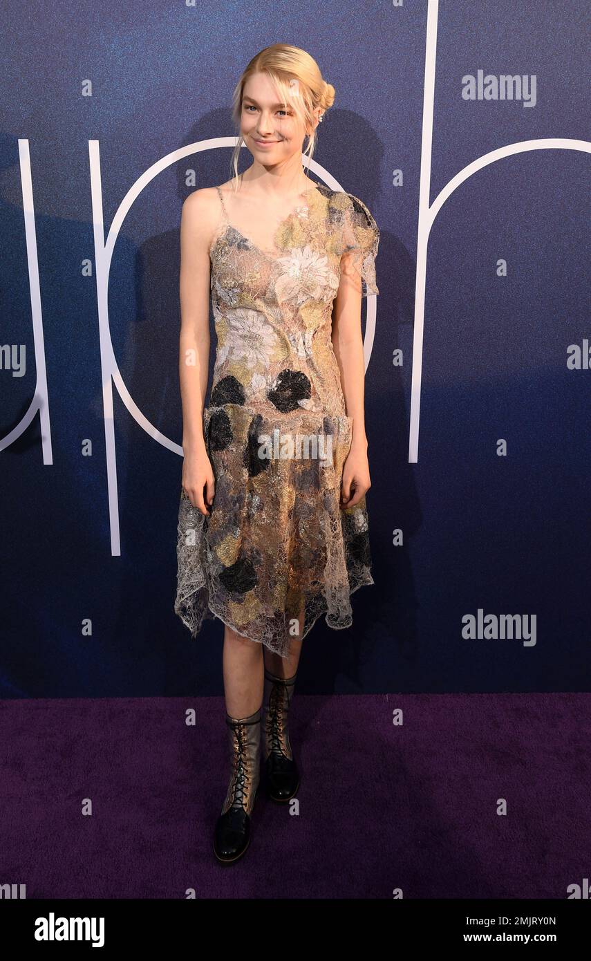 Hunter Schafer, a cast member in the HBO drama series &ldquo;Euphoria,&rdquo; poses