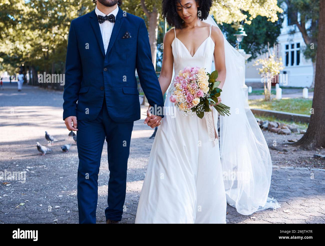 Man walking with roses hi-res stock photography and images - Alamy
