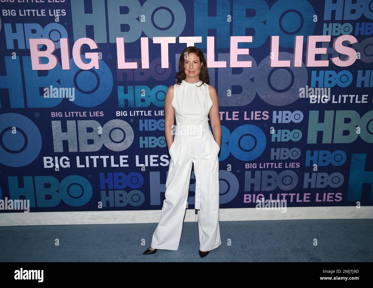 Actress Robin Weigert attends the premiere of HBO's "Big Little Lies
