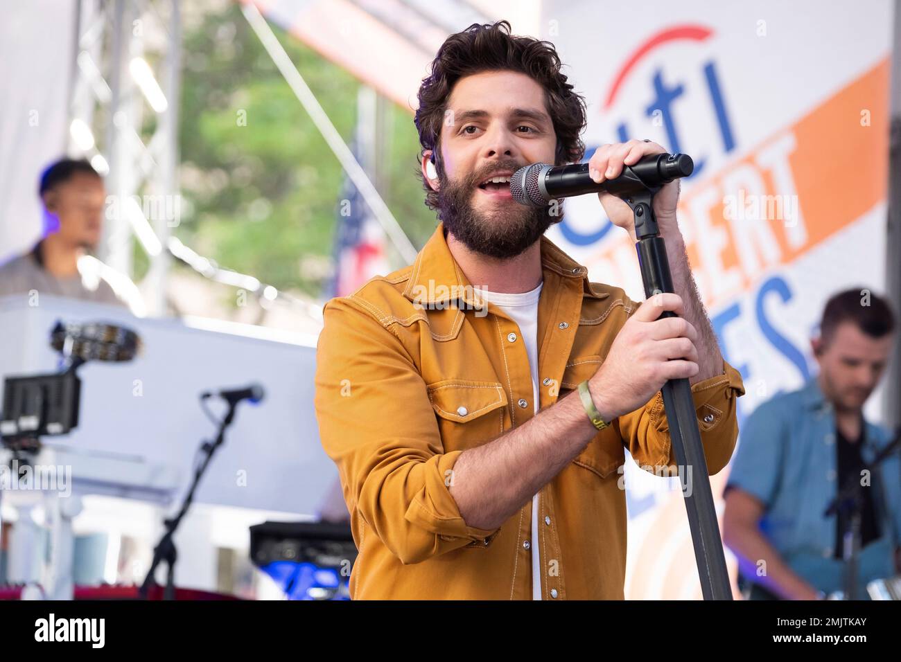 Thomas Rhett performs on NBC's Today show at Rockefeller Plaza on ...