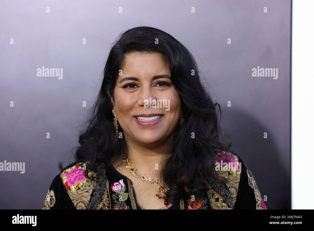 Nisha Ganatra attends the premiere of "Late Night" at the Orpheum