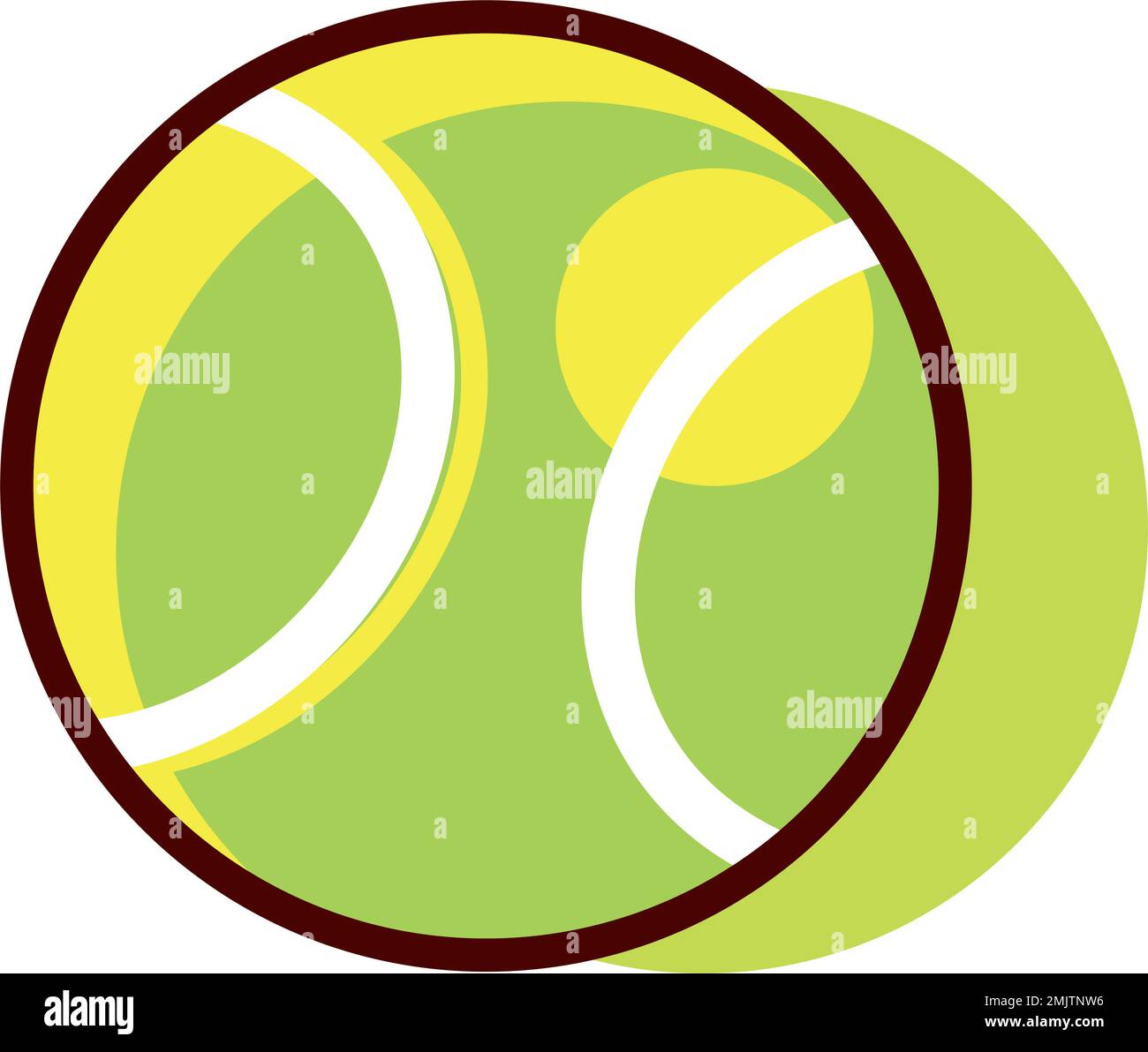 tennis ball sports Stock Vector Image & Art - Alamy