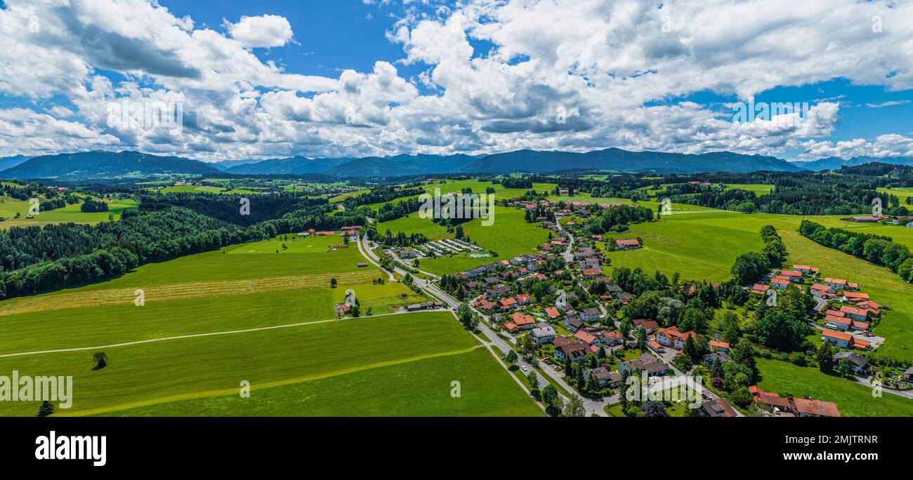 Rothenbuch The little villge of Rottenbuch in Upper Bavaria with its monastry from ...