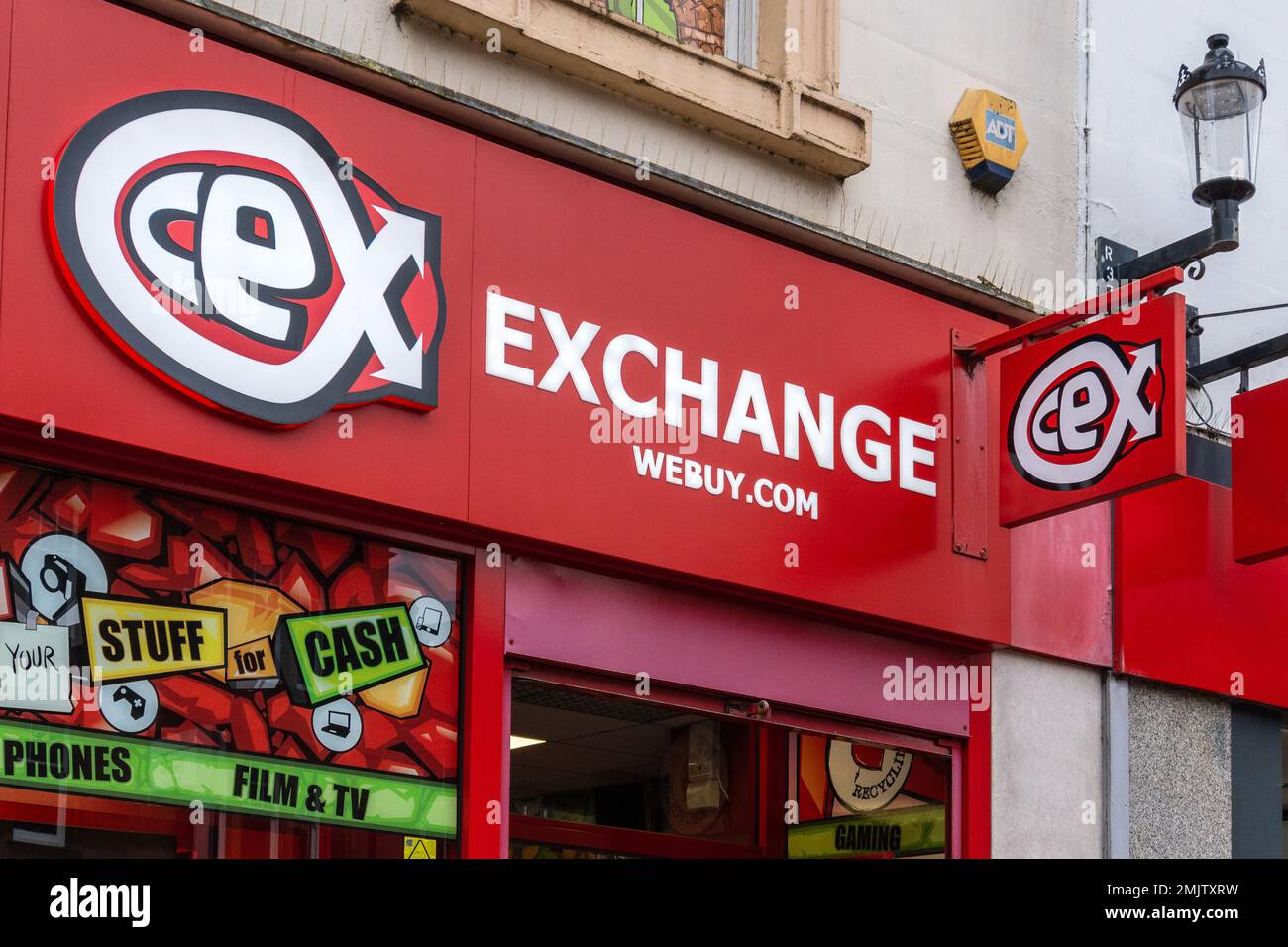 Logo Sign Of CEX Exchange Shop Ayr Scotland UK Stock Photo Alamy