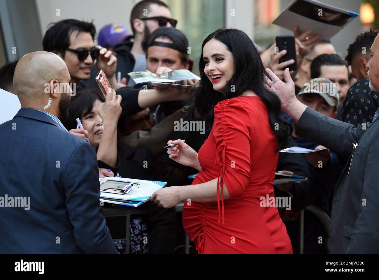 Krysten Ritter, star of the Netflix series "Marvel's Jessica Jones