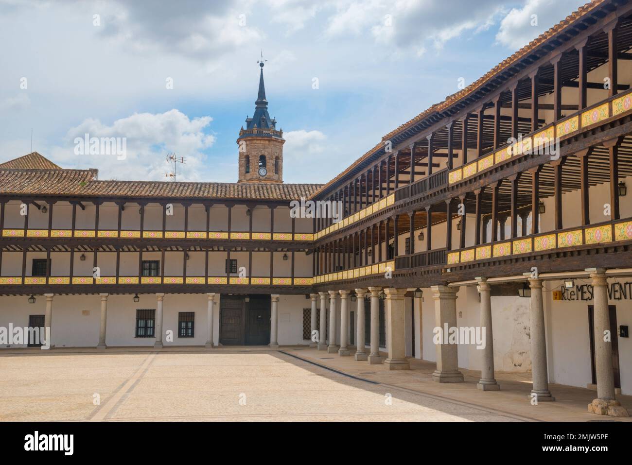Plaza Mayor. Tembleque, Toledo province, Castilla La Mancha, Spain