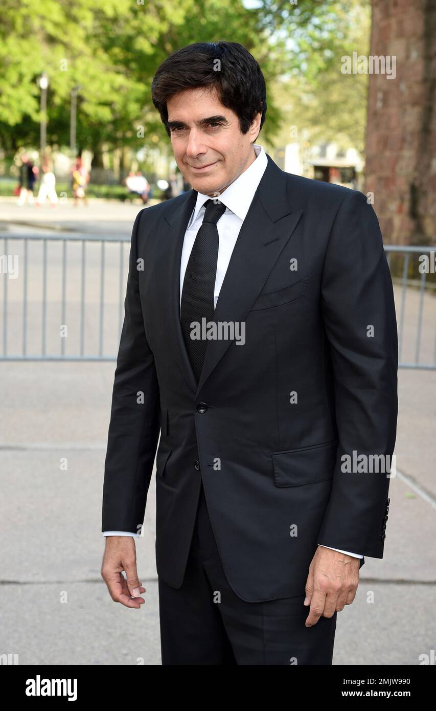 Magician David Copperfield attends the Statue of Liberty Museum opening celebration at Battery