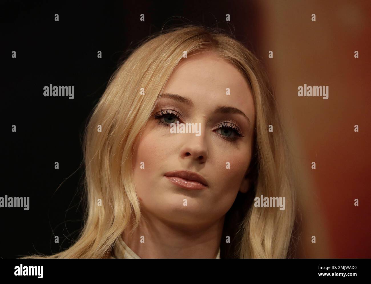 New York, US, 03/05/2022, Sophie Turner wearing dress by Louis Vuitton  attends 'The Staircase' TV show premiere at MoMA (Photo by Lev  Radin/Pacific Press Stock Photo - Alamy