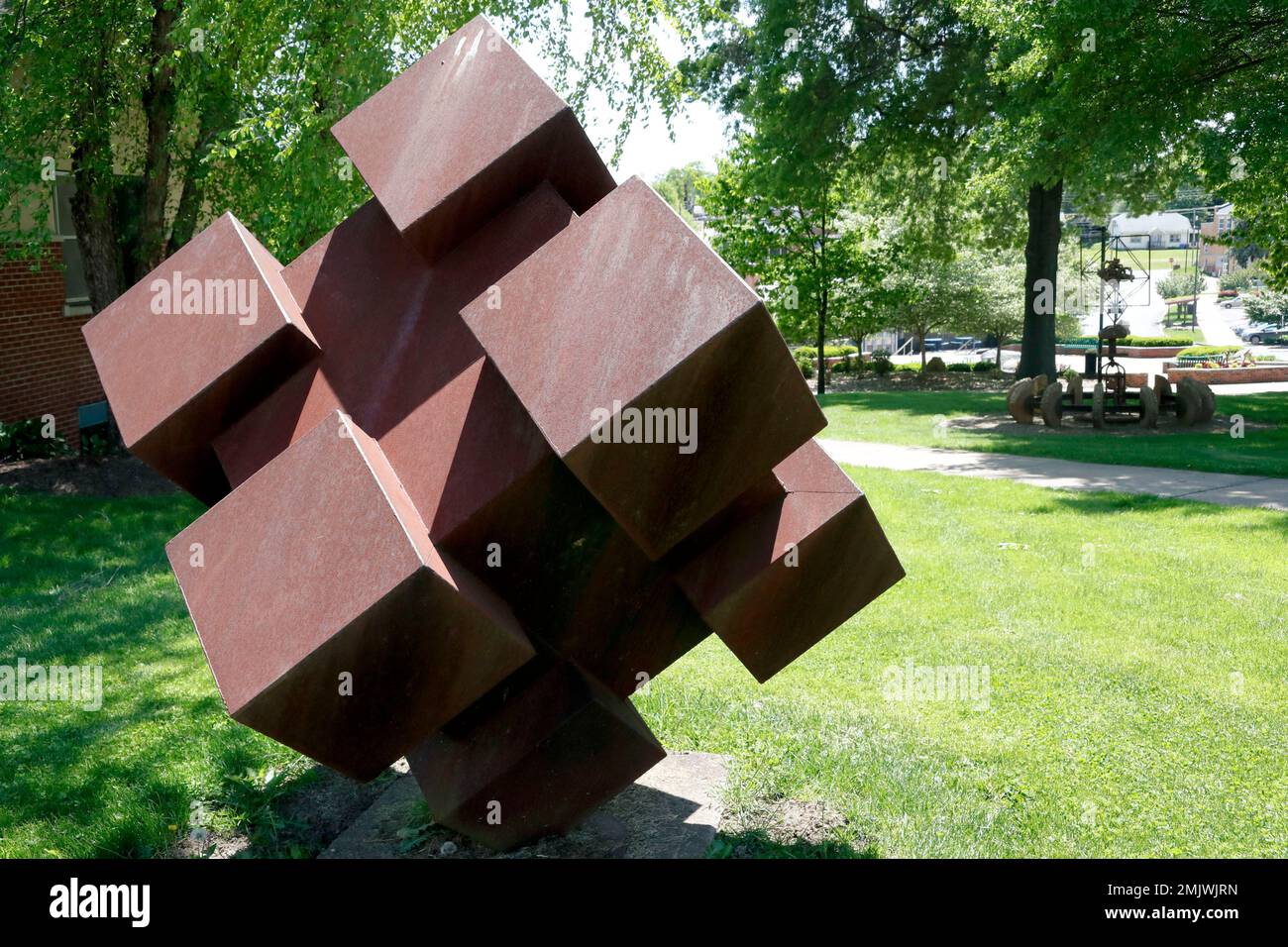 In this photo made on Friday, May 24, 2019, one of the campus