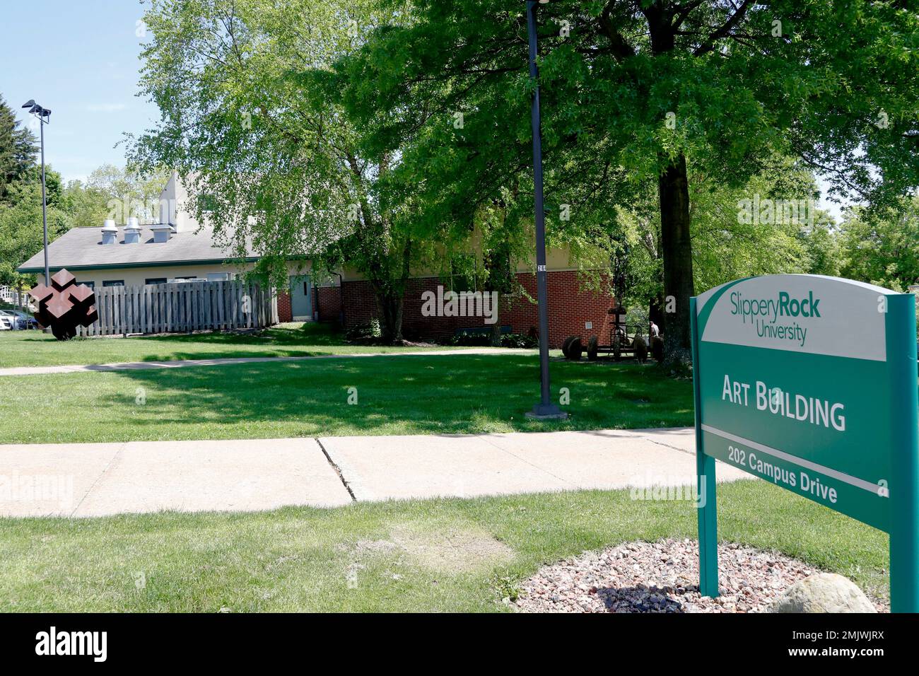 In this photo made on Friday, May 24, 2019, one of the campus