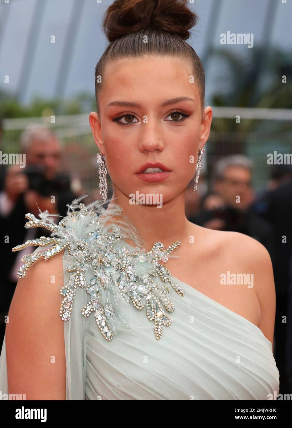 Actress Adele Exarchopoulos poses for photographers upon arrival at the ...