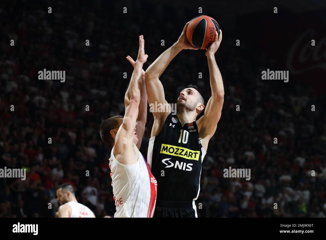 belgrade-serbia-27-january-2023-ioannis-papapetrou-of-partizan