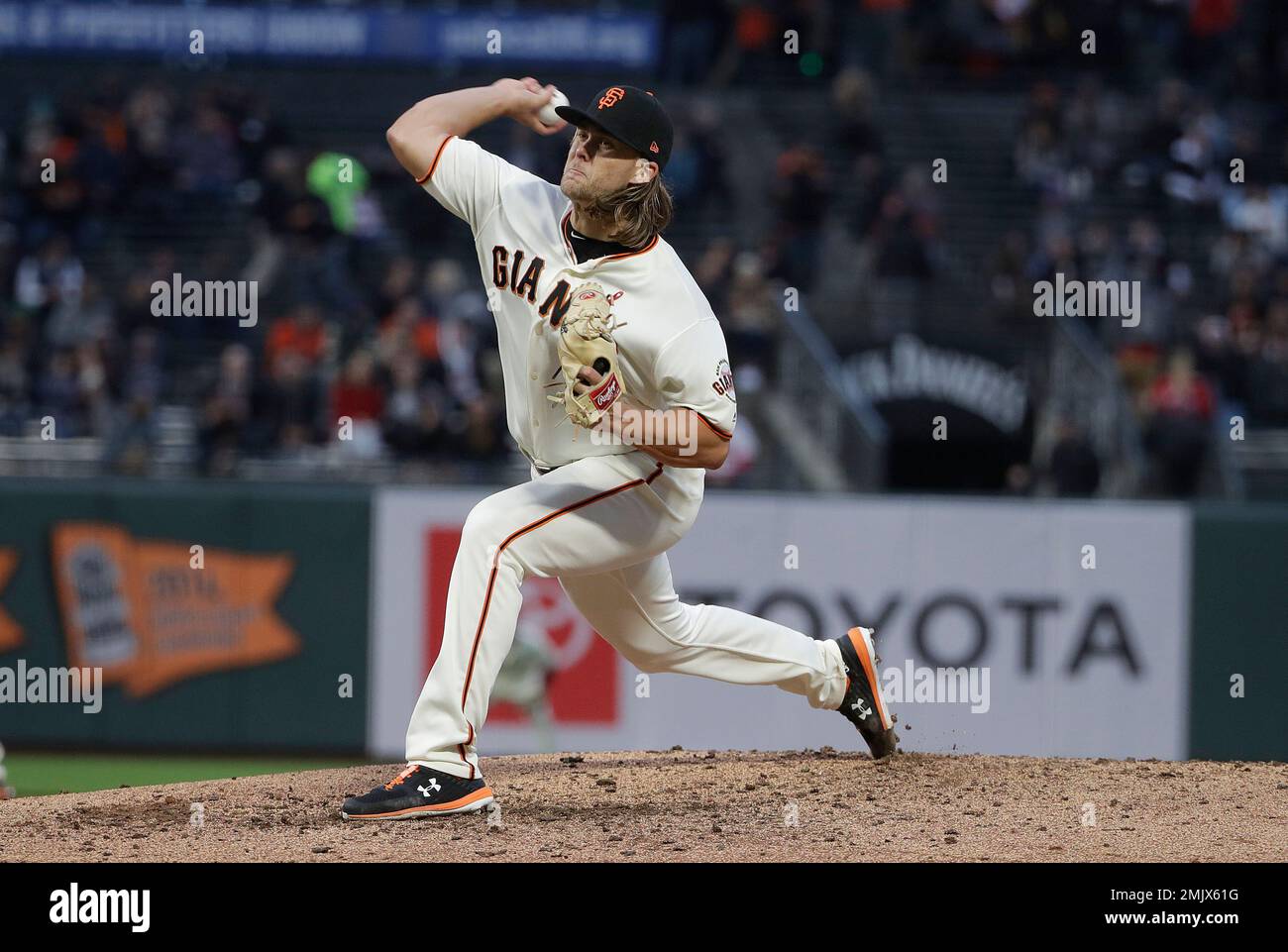 San Francisco Giants pitcher Shaun Anderson against the Atlanta Braves