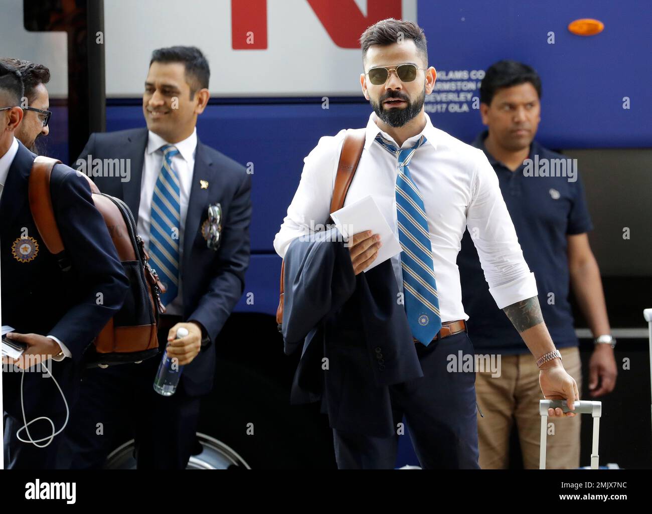 PHOTOS: Kohli with other captains at Champions Trophy opening dinner -  Rediff.com