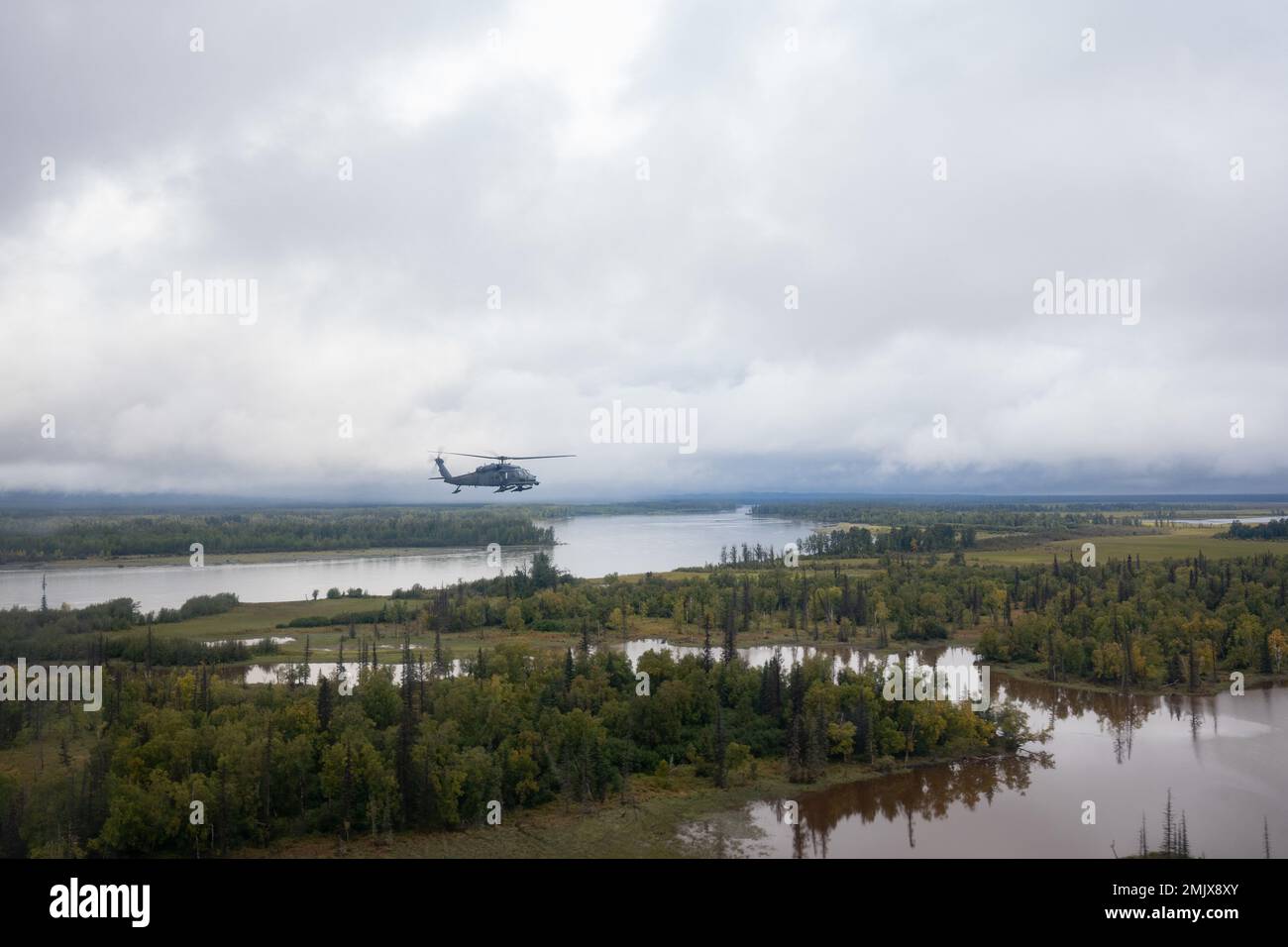 An Alaska Air National Guard HH60G Pave Hawk assigned to the 210th