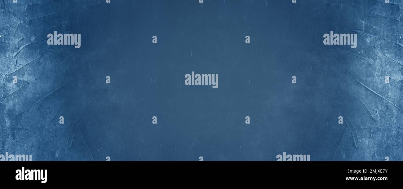 dark blue cement horizontal wall and concreate background Stock Photo