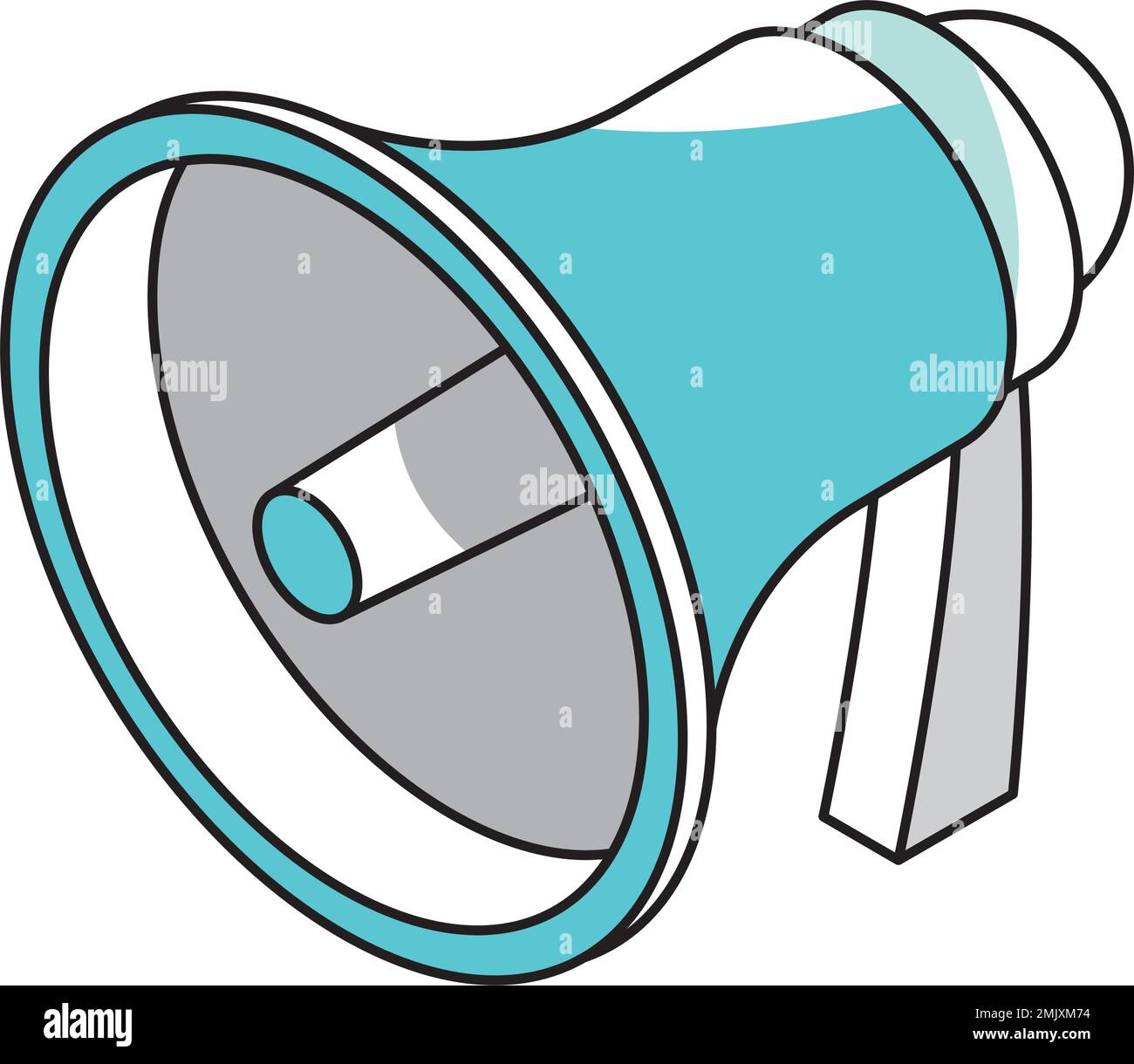 isometric megaphone icon Stock Vector Image & Art - Alamy