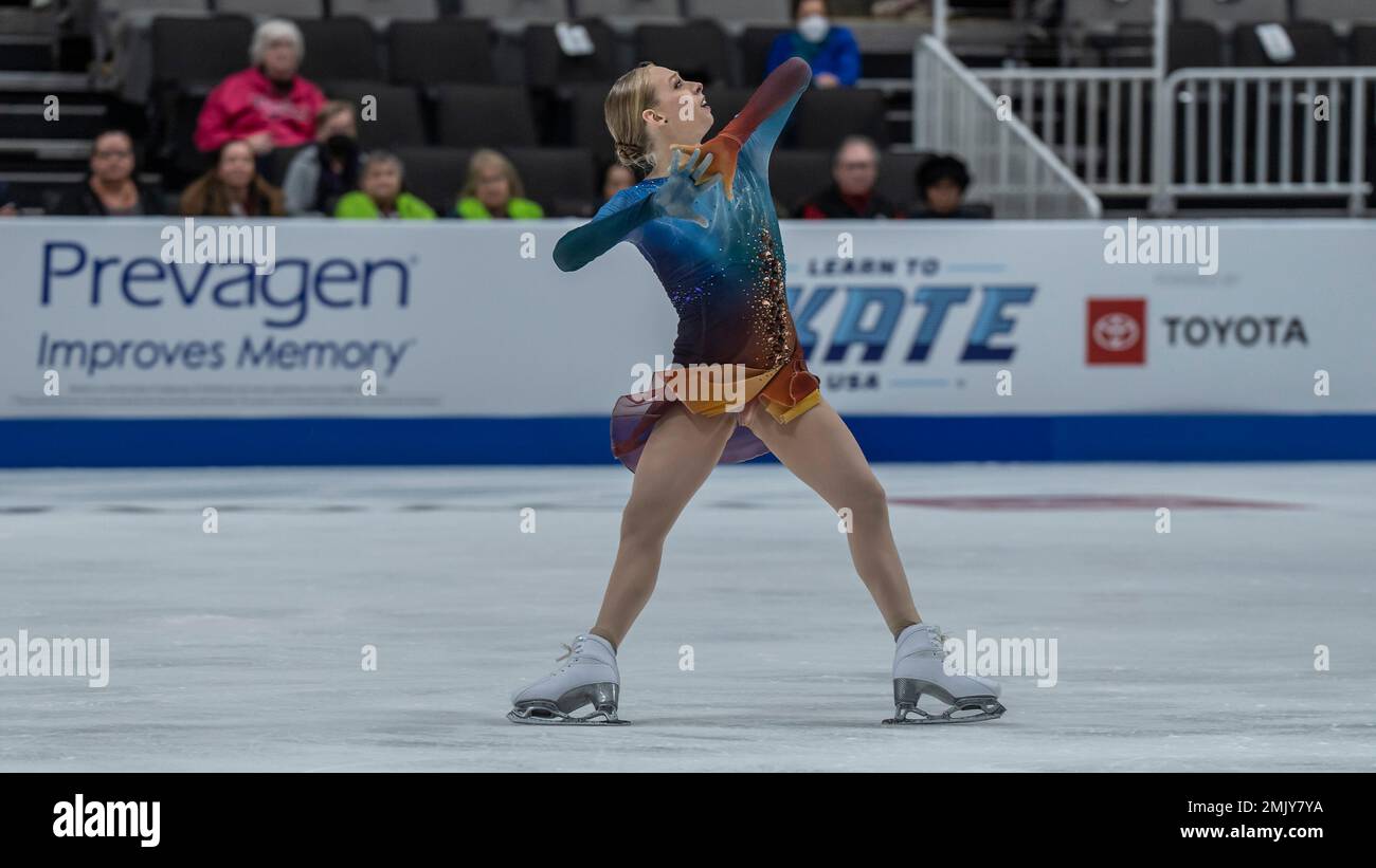 Bradie Tennell took the silver medal in the women's competition with a