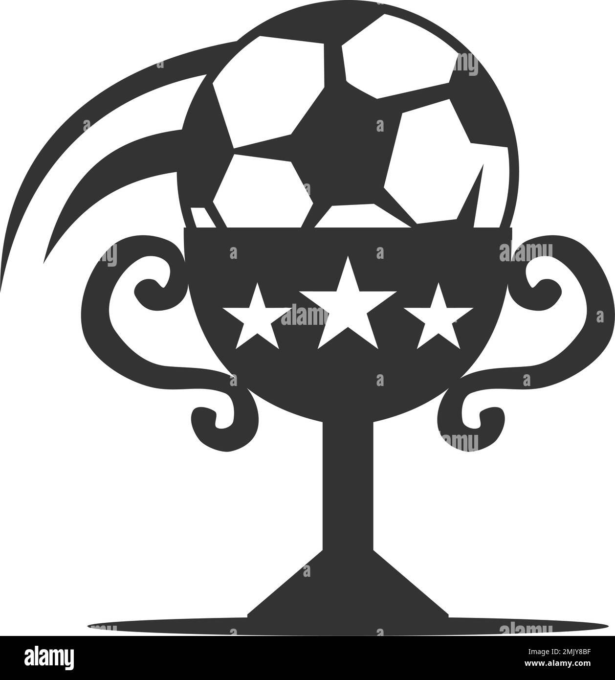 soccer football logo template Icon Illustration Brand Identity.Isolated and flat illustration. Vector graphic Stock Vector