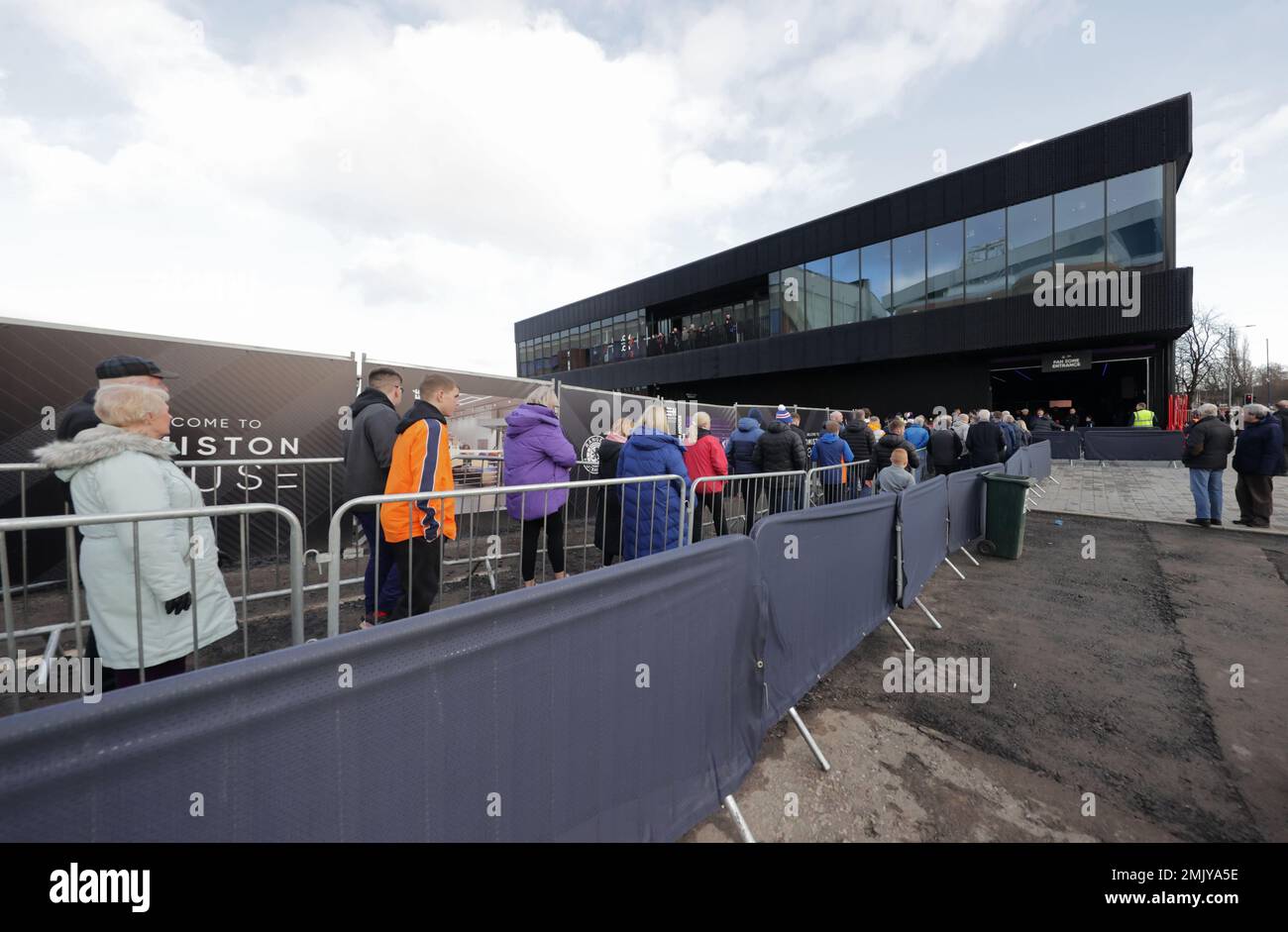 Edmiston House, the new Rangers club museum, ahead of the cinch Premiership match at the Ibrox Stadium, Glasgow. Picture date: Saturday January 28, 2023. Stock Photo