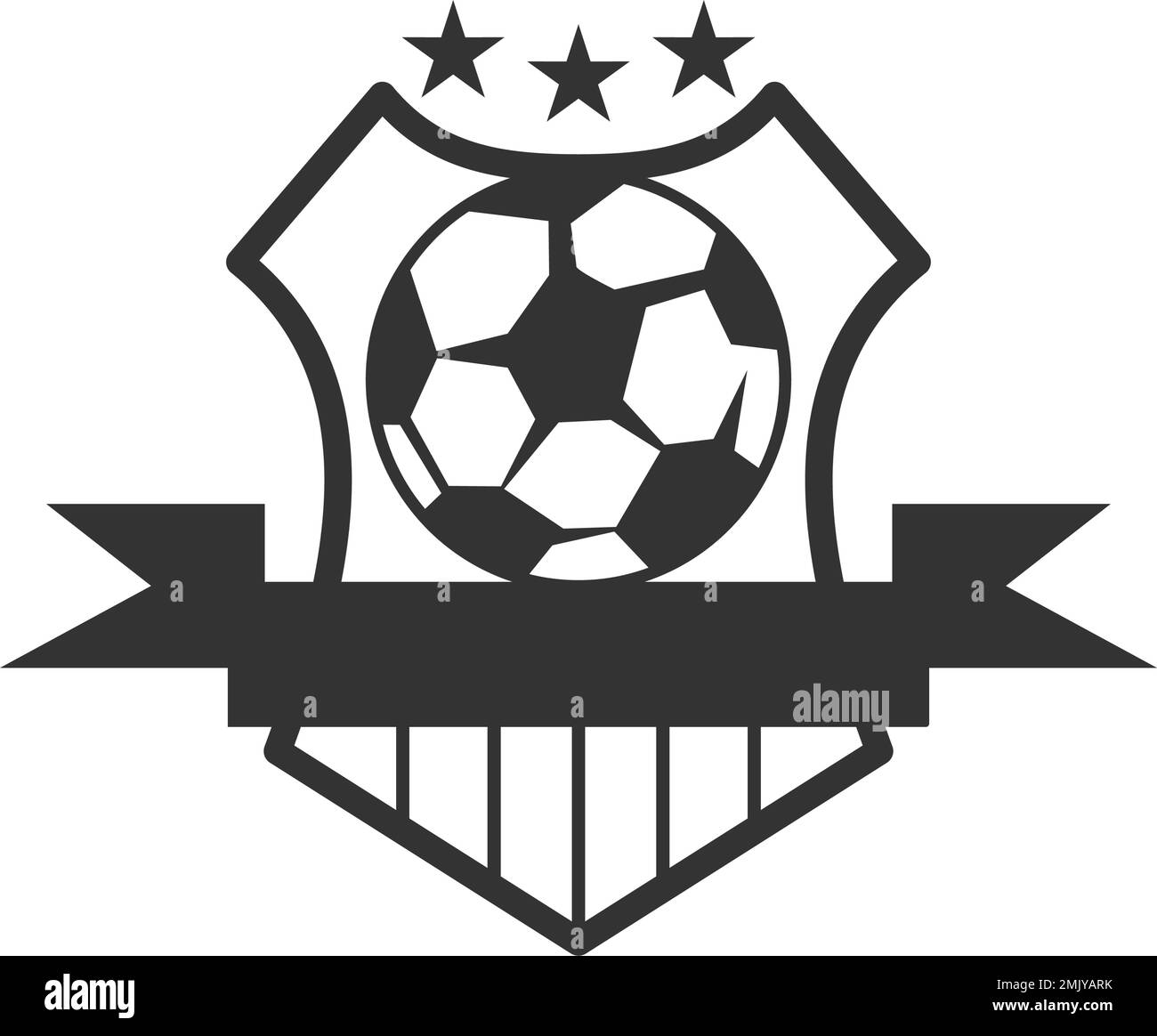 soccer football logo template Icon Illustration Brand Identity.Isolated
