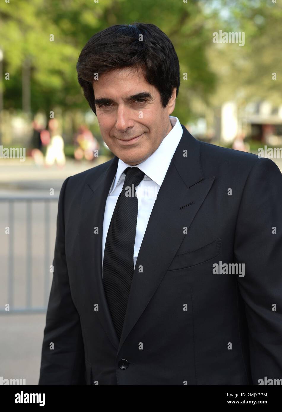 Magician David Copperfield attends the Statue of Liberty Museum opening celebration at Battery