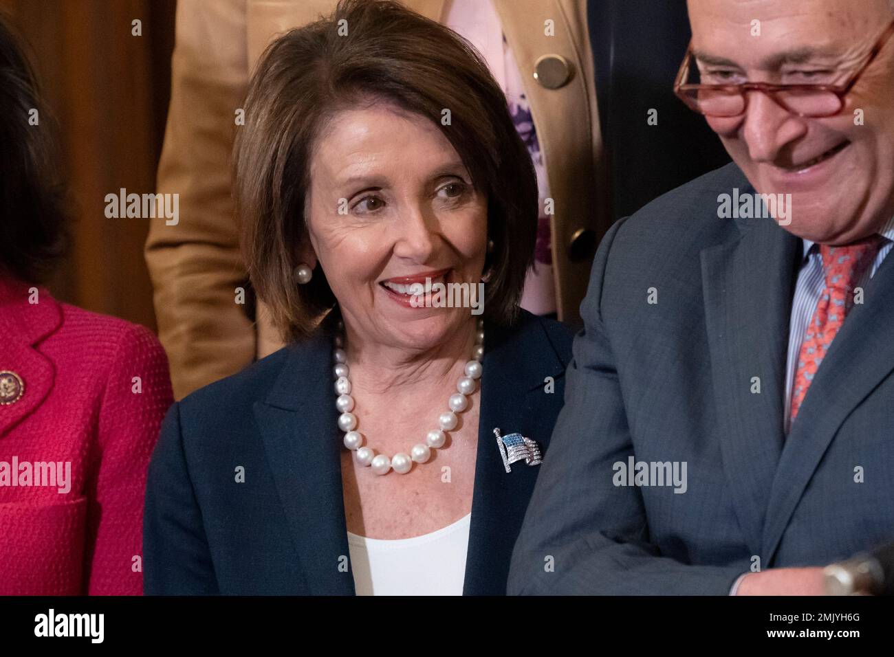 House Speaker Nancy Pelosi, D-Calif., and Senate Minority Leader Chuck ...