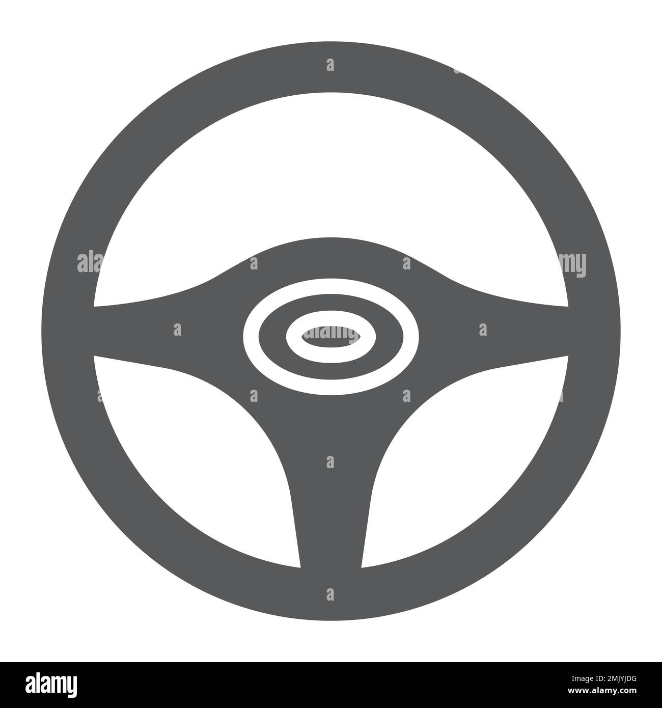 Steering wheel glyph icon, auto and drive, car wheel sign, vector