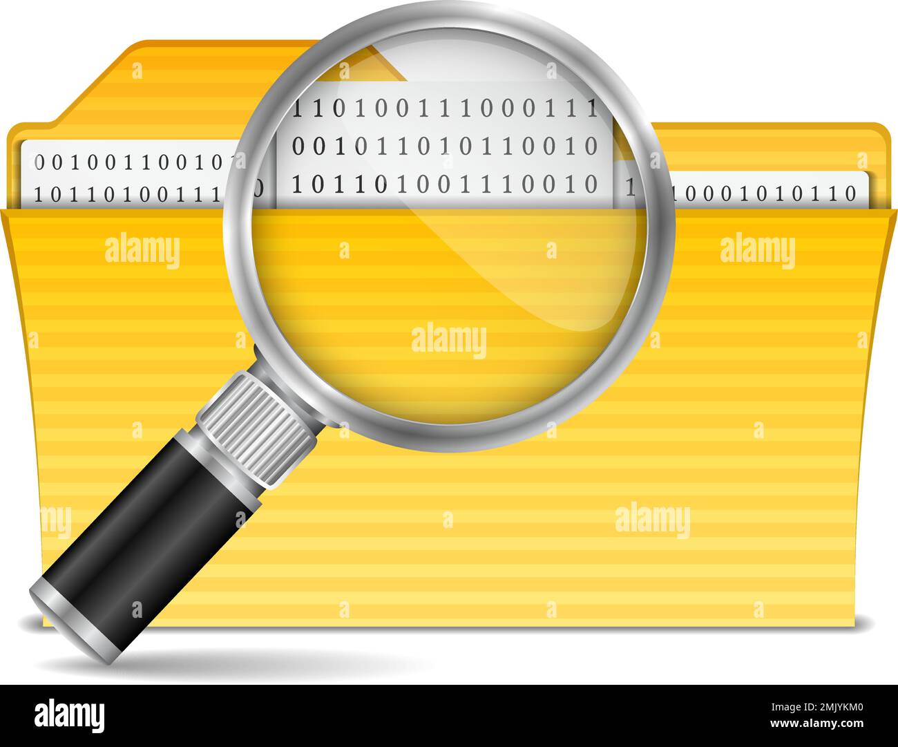 Search file icon, vector eps10 illustration Stock Vector