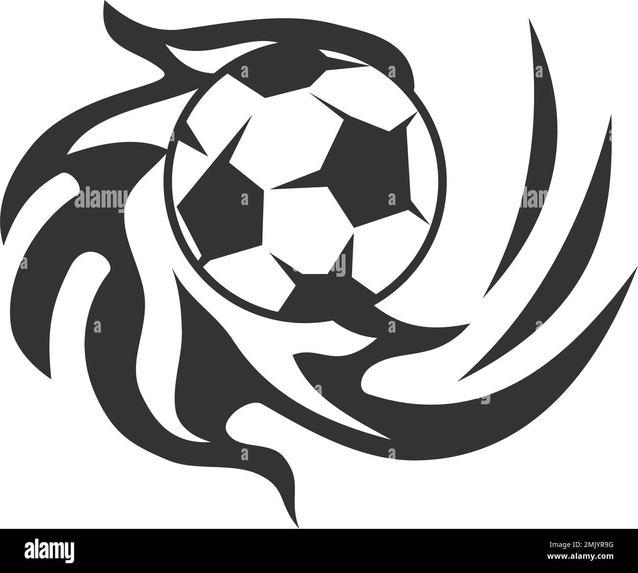 soccer football logo template Icon Illustration Brand Identity.Isolated