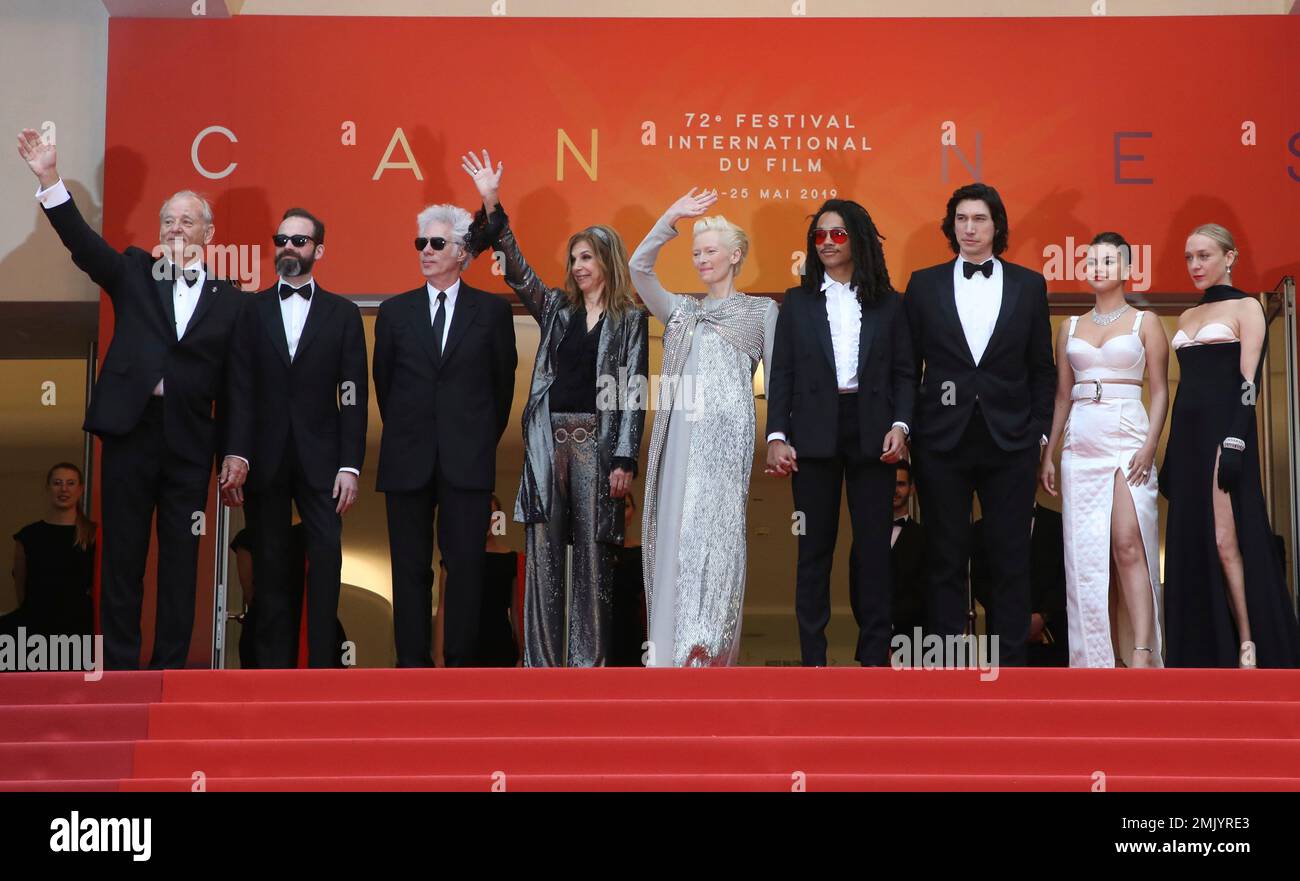 Actors Chloe Sevigny, From Right, Selena Gomez, Adam Driver, Luka ...