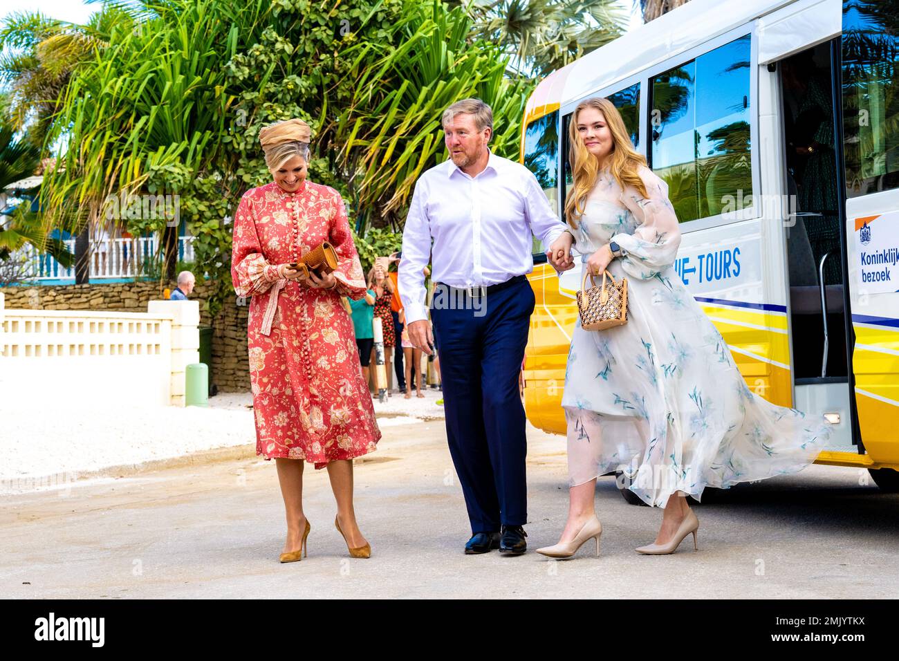 King Willem-Alexander and Queen Maxima of the Netherlands with Princess ...