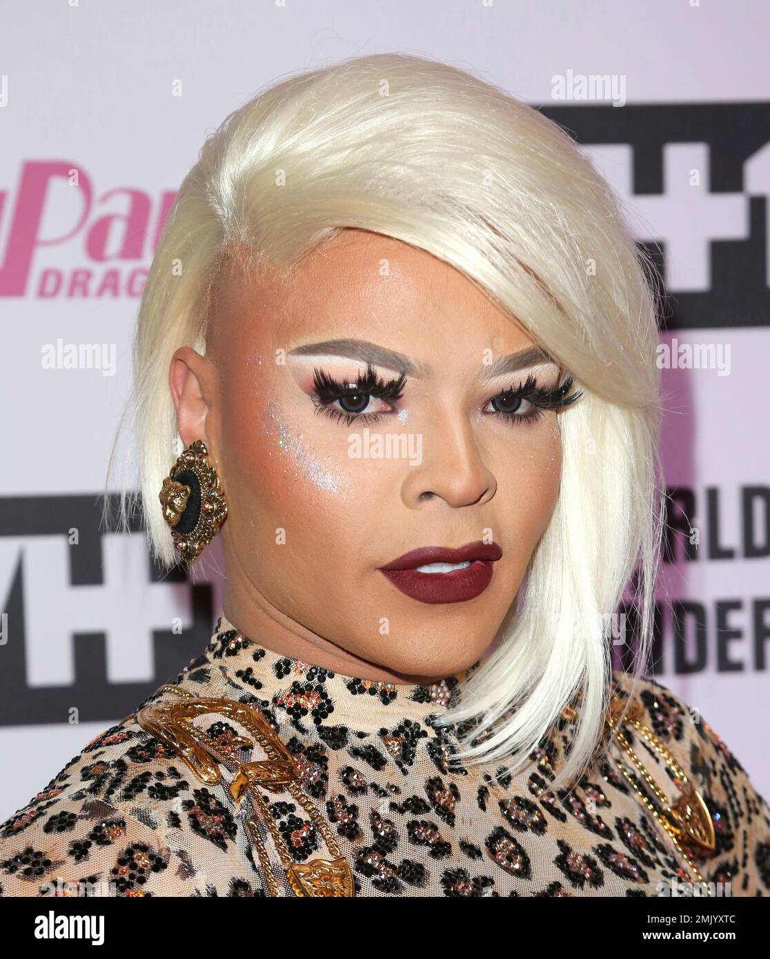 Vanessa Vanjie Mateo arrives at the red carpet for "RuPaul's Drag Race