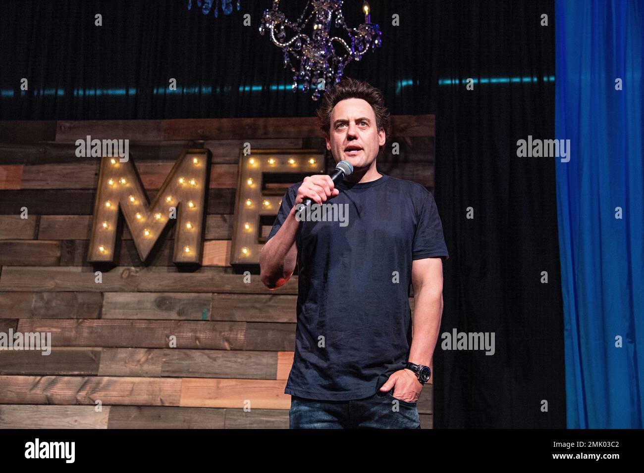 Comedian Orny Adams performs on stage at KAABOO Texas at AT&T Stadium