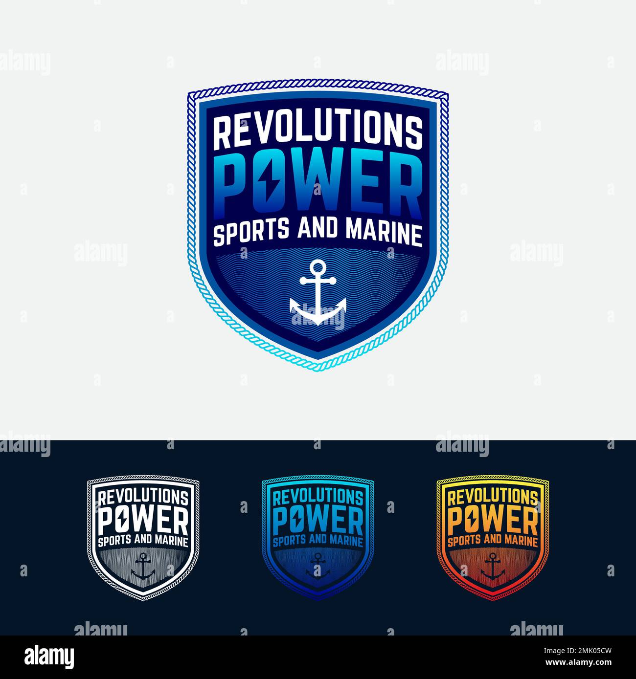 Modern vintage logo template, easy to create and suitable for companies with eps vector format Stock Vector