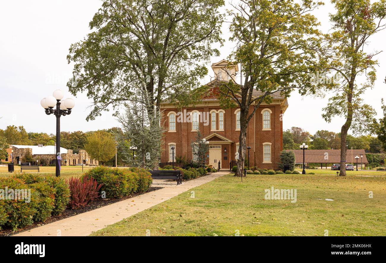 Tahlequah, Oklahoma, USA October 16, 2022 The old Cherokee County