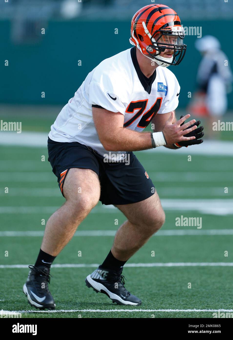 Cincinnati Bengals guard Keaton Sutherland is photographed during a