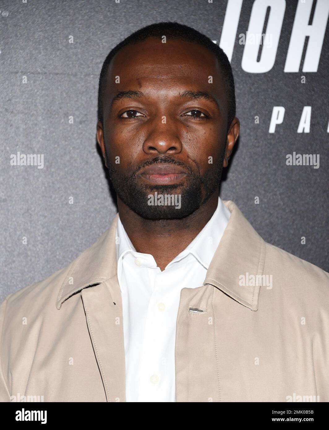 Jamie Hector attends the world premiere of "John Wick Chapter 3 Parabellum" at One Hanson on