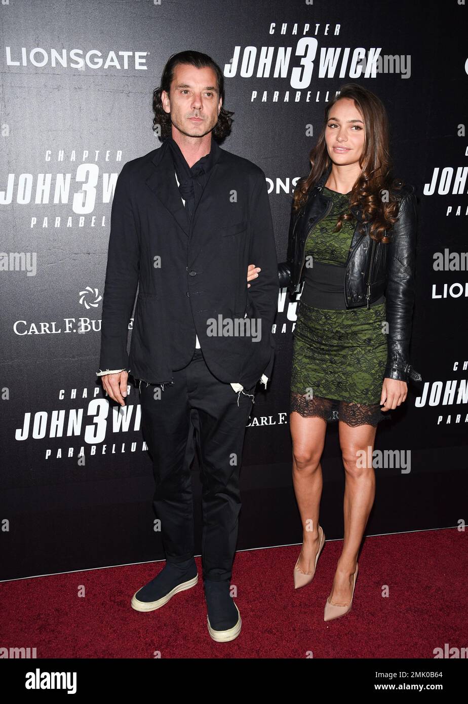 Musician Gavin Rossdale, left, and girlfriend Natalie Golba attend the