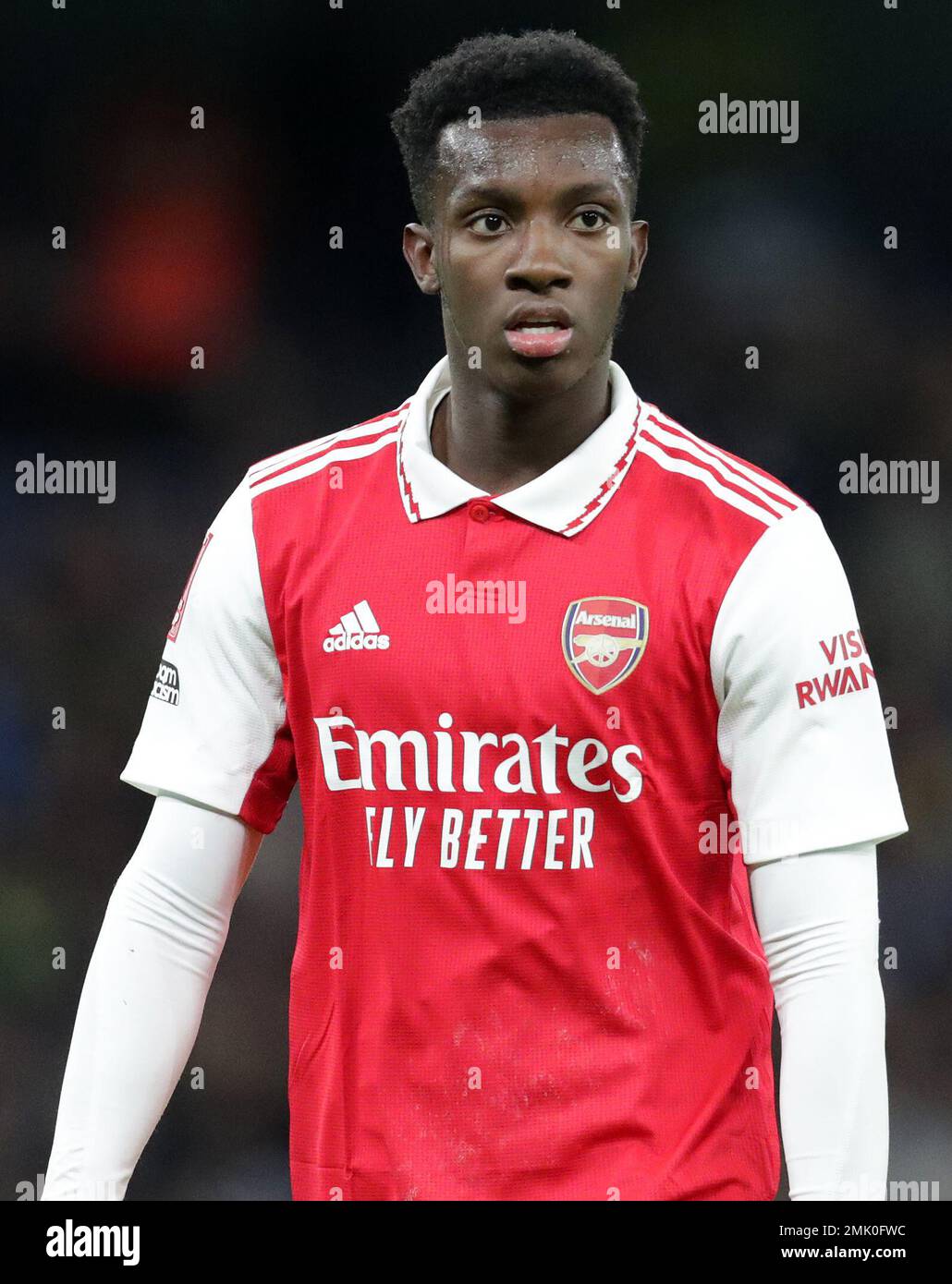 27th January 2023 ; Etihad Stadium, Manchester , England ; FA Cup Football, Manchester City versus Arsenal ; Eddie Nketiah of Arsenal Stock Photo