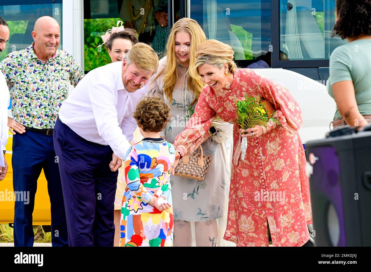 King Willem-Alexander and Queen Maxima of the Netherlands with Princess ...