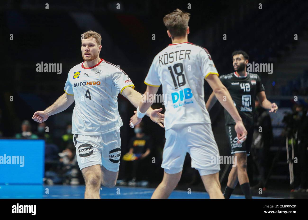 Johannes Golla of Germany during the IHF Men's World Championship 2023, placement matches 5-8, Handball match between Germany and Egypt on January 27, 2023 at Tele2 Arena in Stockholm, Sweden - Photo Laurent Lairys / DPPI Stock Photo