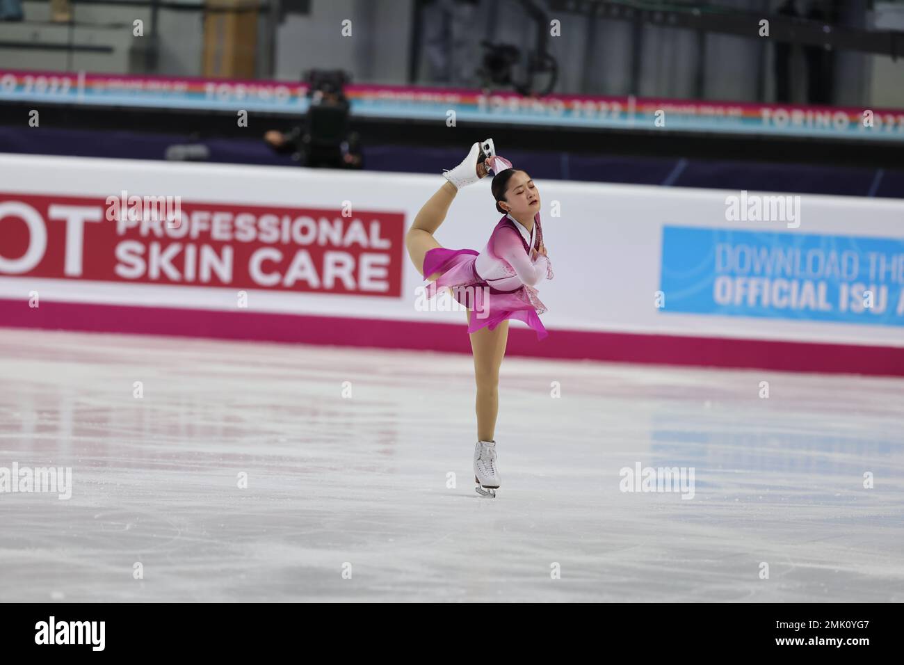 Rinka Watanabe of Japan competes during the ISU Grand Prix of Figure