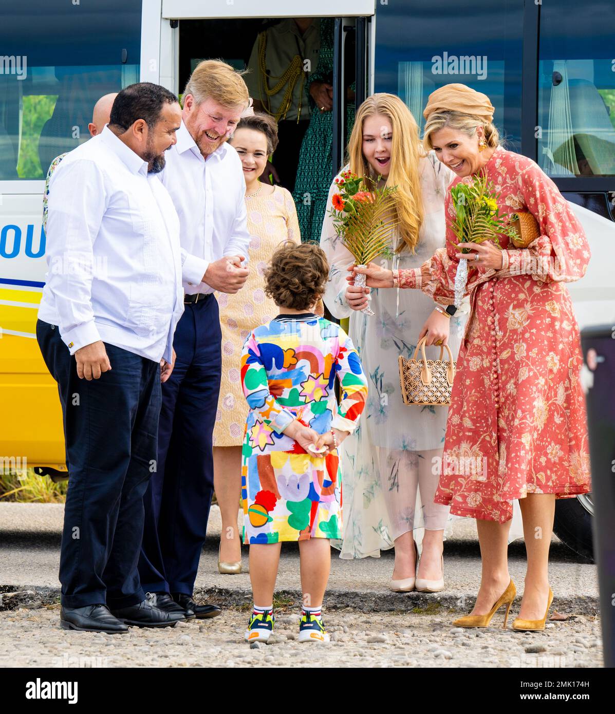 King Willem-Alexander and Queen Maxima of the Netherlands with Princess ...