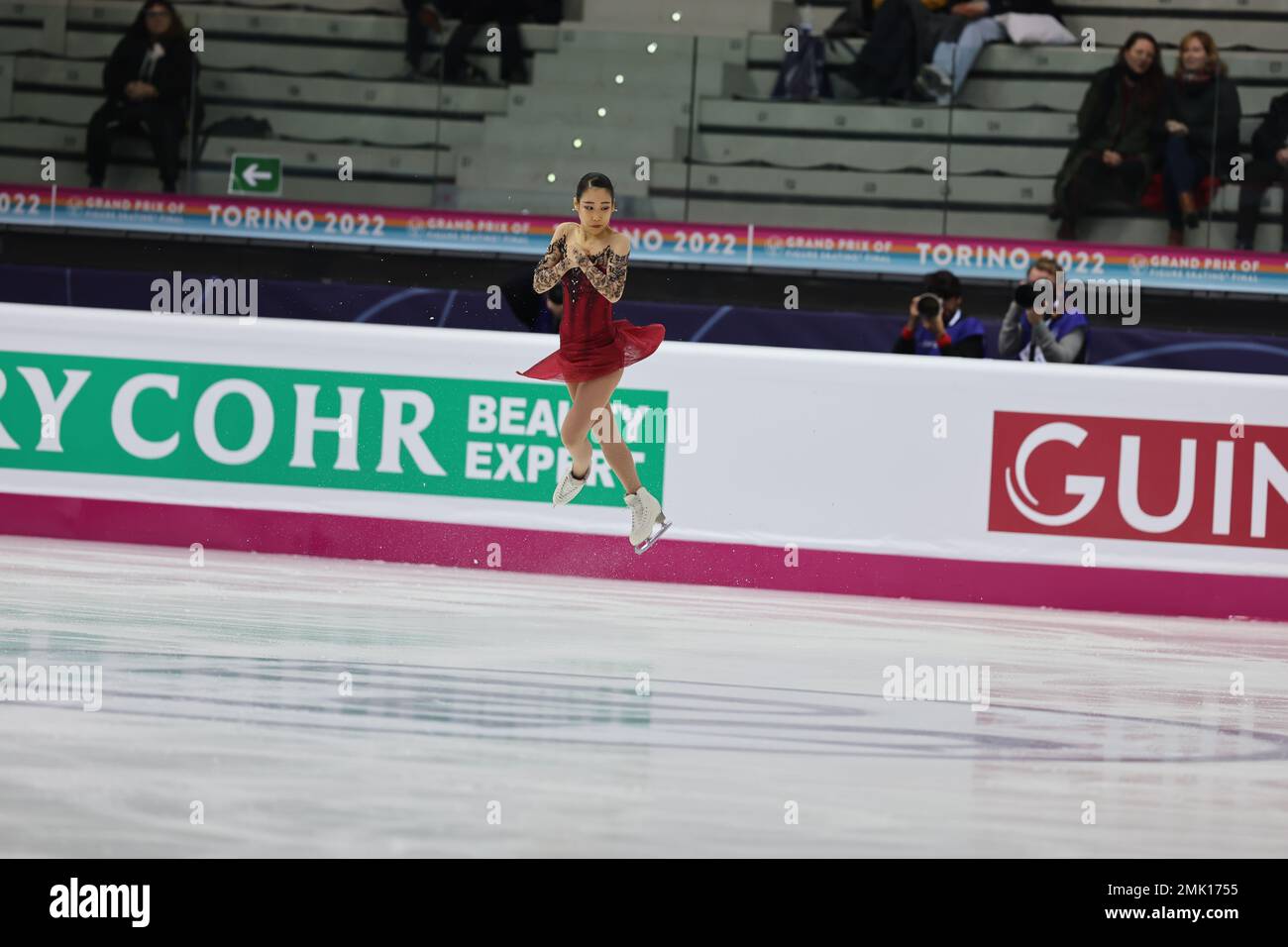 Mai Mihara of Japan competes during the ISU Grand Prix of Figure