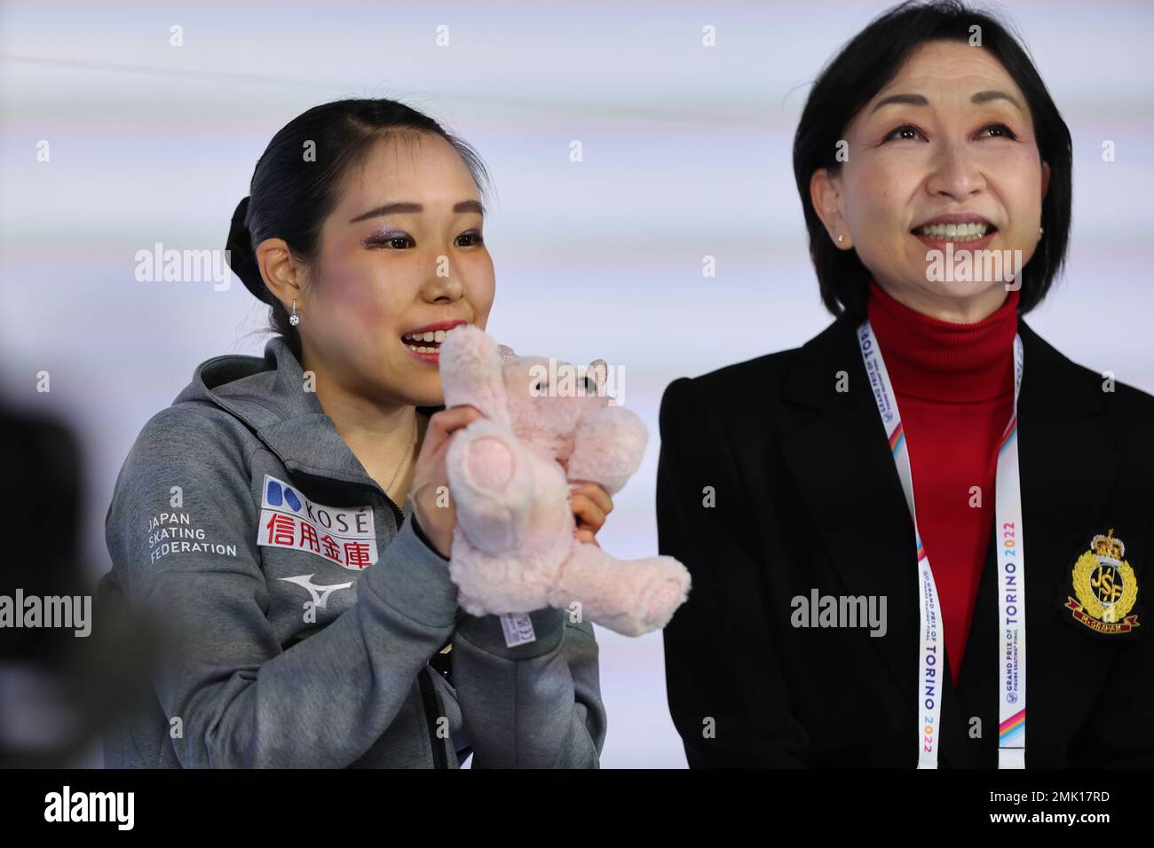 Mai Mihara of Japan seen during the ISU Grand Prix of Figure Skating