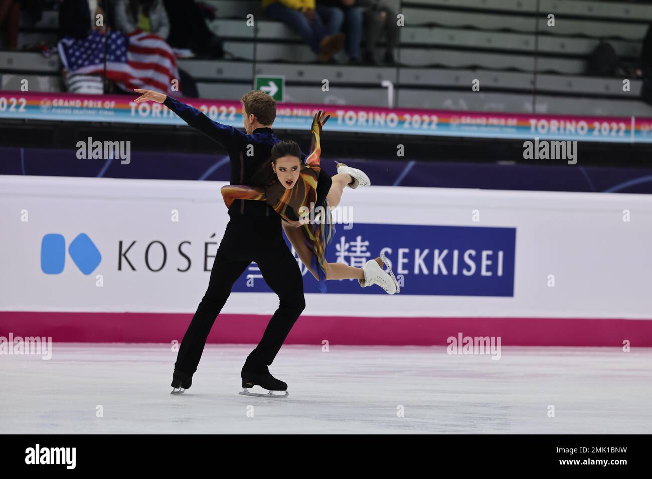 Madison Chock and Evan Bates of United States of America compete during the ISU Grand Prix of